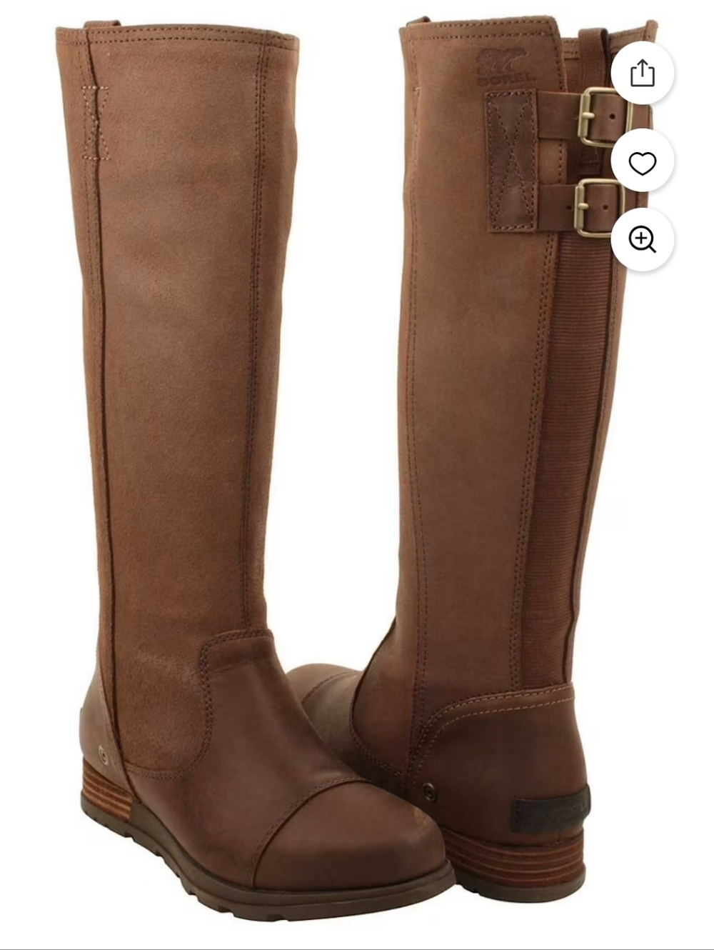 Tall Brown Leather Riding Boots - Classic Style
